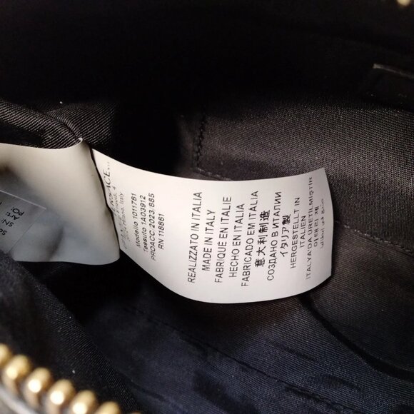 Authentic VERSACE Black Leather Shoulder Bag mon518-111125 - Picture 14 of 16